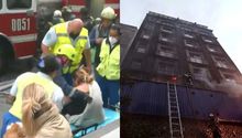 Incendio CDMX: Rescatan a mujer con su perro tras quedar atrapados en séptimo piso