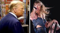 Donald Trump se lanza contra Taylor Swift por apoyar abiertamente a Kamala Harris