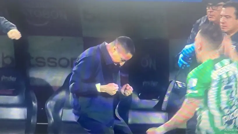 Efraín Juárez fue expulsado en el Nacional vs Santa Fe por polémico festejo
