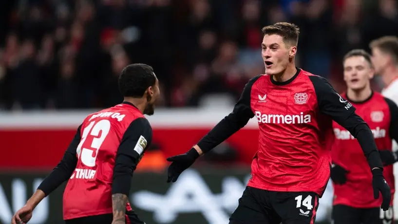 Hat Trick de Patrik Schick, comanda la remontada del Leverkusen ante Heidenhei