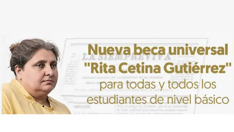 Anuncian Beca Rita Cetina para estudiantes de educación básica: ¿De cuánto será el apoyo?
