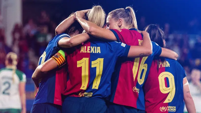 FC Barcelona Femenil goleó al Hammarby en la UEFA Champions League Femenil