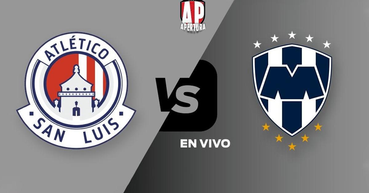 Atlético San Luis vs Rayados EN VIVO Liga MX Apertura 2024 Jornada 11 ...
