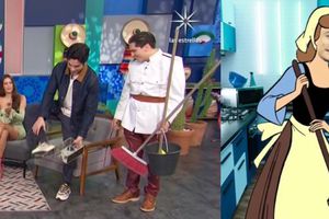 Se burlan de Sian Chiong en Cuéntamelo Ya! y le regalan escoba y cubeta por su apodo “Ceniciento”