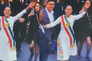 ¿Ya se le “subió”? Captan a Claudia Sheinbaum despreciando a una persona en video