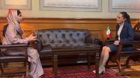 Claudia Sheinbaum se reúne con la activista Malala Yousafzai en Palacio Nacional