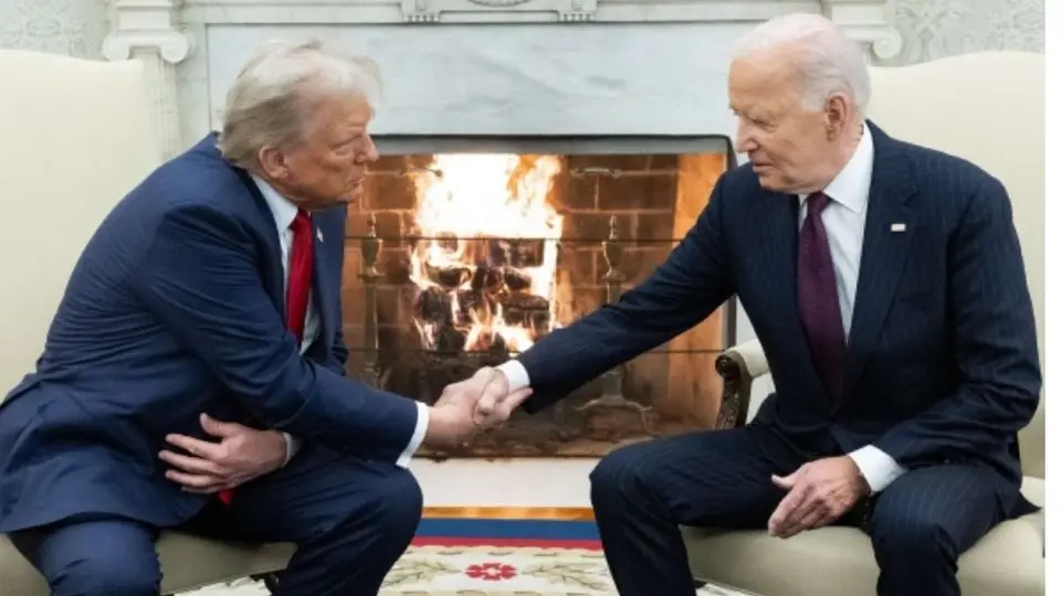 Donald Trump y Joe Biden se reúnen para la transición presidencial en la Casa Blanca