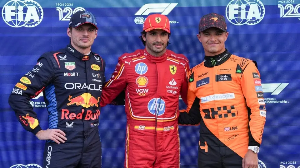Sainz se lleva la pole position en el Gran Premio de México; Checo Pérez largará P18