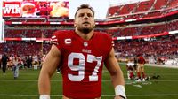 NFL multa a Nick Bosa por usar una gorra para mostrar su apoyo a Donald Trump