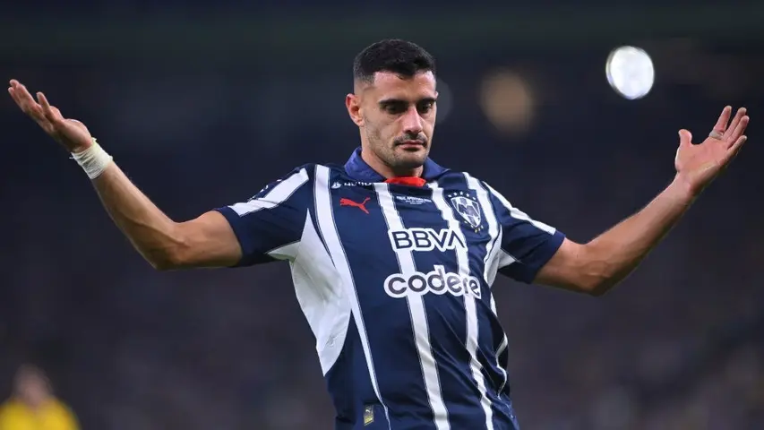 Germán Berterame, delantero de Rayados