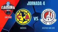 América vs Atlético de San Luis EN VIVO Liga MX Jornada 4 Clausura 2025