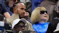 Lewis Hamilton es sorprendido en el US Open durante sus vacaciones