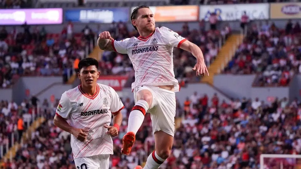 Toluca golea al Necaxa de la mano del ‘Canelo’ Angulo