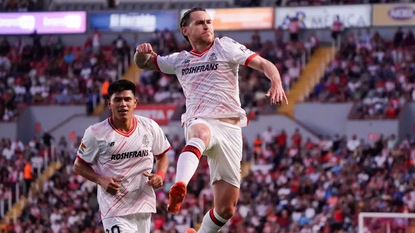 Toluca golea al Necaxa de la mano del ‘Canelo’ Angulo