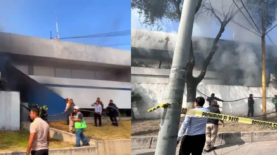 VIDEO: Reportan incendio en la Fiscalía de CDMX, Alcaldía Gustavo A. Madero