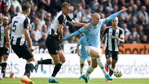 Newcastle y Manchester City reparten puntos en primer juego de Haaland sin anotar en la temporada