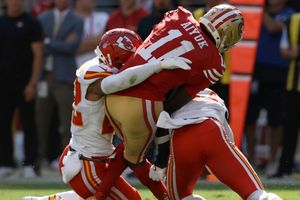 Brandon Aiyuk se perderá toda la temporada tras haberse lesionado ante los Kansas City Chiefs