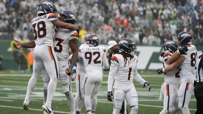Denver Broncos saca apretado triunfo sobre New York Jets de Aaron Rodgers