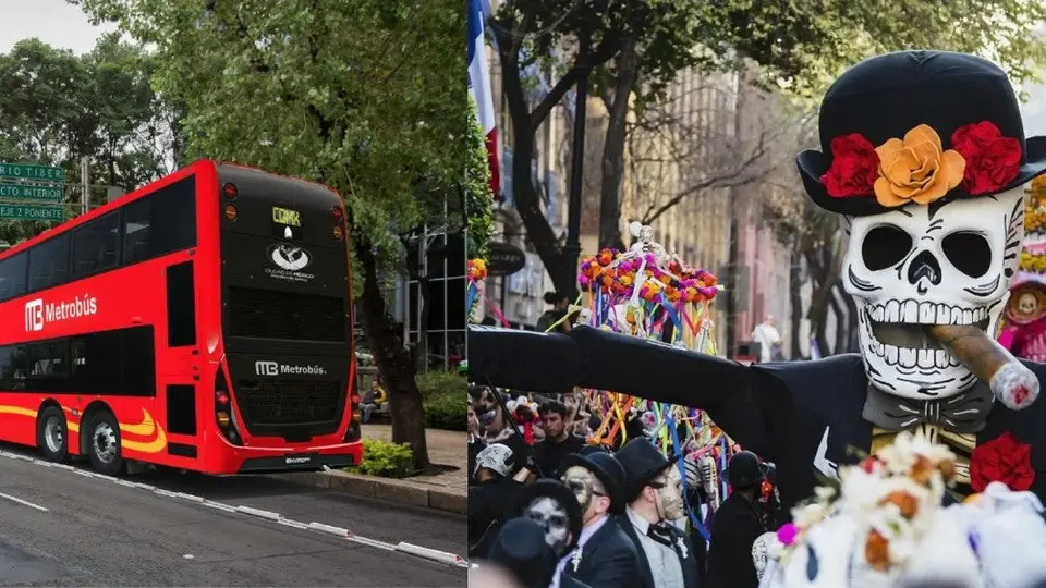Metro CDMX: El metro y metrobús anuncia horario especial por Gran Desfile de Día de Muertos