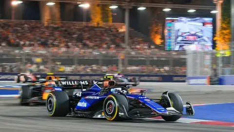Checo Pérez elogia a Colapinto en el GP de Singapur: "Es muy bueno"