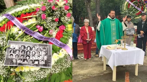 En Tlatelolco realizan memorial para las víctimas en el Simulacro Nacional por los sismos de 1985