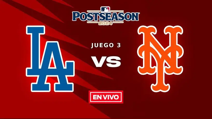 Los Angeles Dodgers vs New York Mets EN VIVO Serie de Campeonato Juego 3