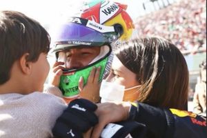 ¡Emotivo mensaje! Hijos de Sergio ‘Checo’ Pérez le dieron un lindo mensaje: “Eres el mejor piloto y papá”