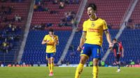 Víctor Dávila tras estrenarse con gol con América: 'Estoy muy contento'