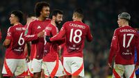 Manchester United mejora sin Ten Hag y golea a Leicester en Carabao Cup