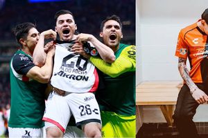 'Cómo hijos los tenemos', Peso Pluma celebra triunfo de Atlas en el Clásico Tapatío de Play-In