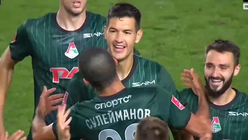 ¡Debut goleador! César Montes anota en su primer partido con el Lokomotiv de Moscú