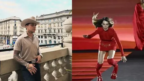 ¿Christian Nodal se burló de la caída de Belinda? Esto dijo