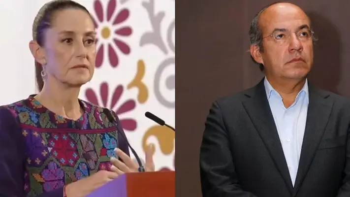 Claudia Sheinbaum asegura que no investigará a Felipe Calderón tras el caso de Genaro García Luna