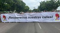 Marcha en Culiacán por la paz; piden poner fin a los enfrentamientos entre grupos delictivos