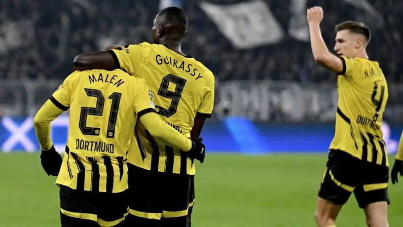 ¡Apenas! Borussia Dortmund vence por la mínima al Sturm Graz en Champions