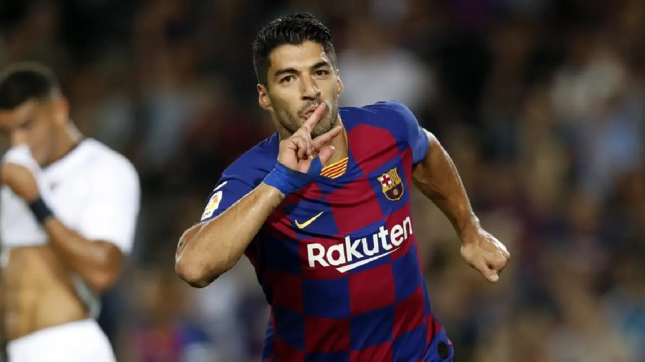 Luis Suárez con Barcelona