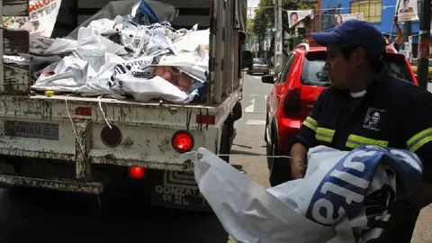 ¡Ésta es la cantidad de basura electoral que generaron los partidos en la CDMX!