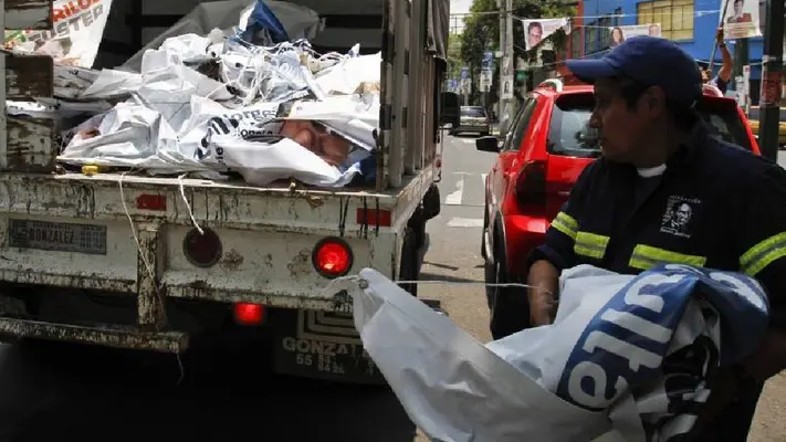 ¡Ésta es la cantidad de basura electoral que generaron los partidos en la CDMX!
