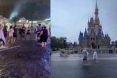 AsÍ quedaron los parques de Disney tras la llegada del peligroso huracán Milton en Florida