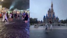 AsÍ quedaron los parques de Disney tras la llegada del peligroso huracán Milton en Florida