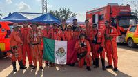 Topos Azteca de México llega a Valencia para ayudar en rescate de víctimas por DANA