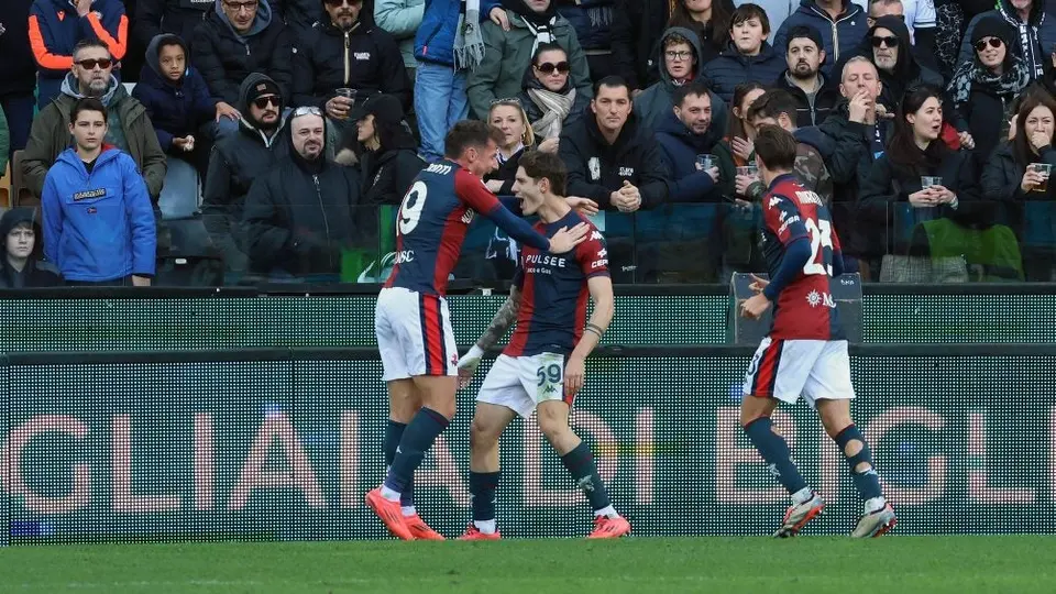Serie A: Con Johan Vásquez de titular, Genoa derrotó al Udinese