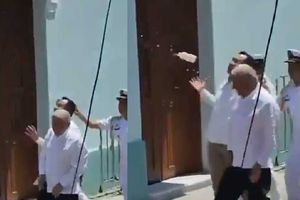 VIDEO: ¡AMLO sufre agresión en su visita a Veracruz!