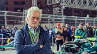El actor, Michael Douglas, estuvo presente en el GP de Las Vegas con Aston Martin