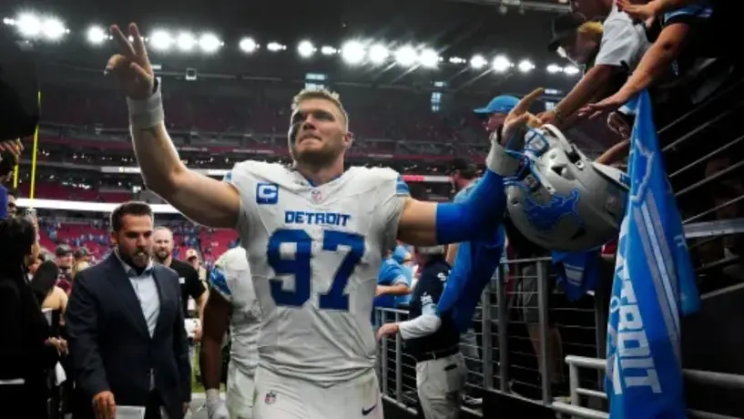Aidan Hutchinson podría volver si los Lions llegan al Super Bowl