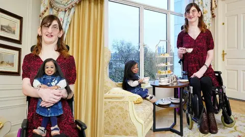 ¡De Récord Guinness! Se encuentran la mujer más alta y la más pequeña del mundo
