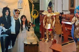 Boda con temática de “Los Caballeros del Zodiaco” se vuelve viral en redes sociales