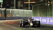 ¡Una cátedra! Checo Pérez protagoniza rebase espectacular en el GP de Las Vegas