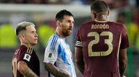 Messi se enfrasca en bronca con Soteldo tras empate de Argentina vs Venezuela
