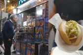 VIDEO: Bill Gates es visto comiendo un hot dog callejero en Nueva York